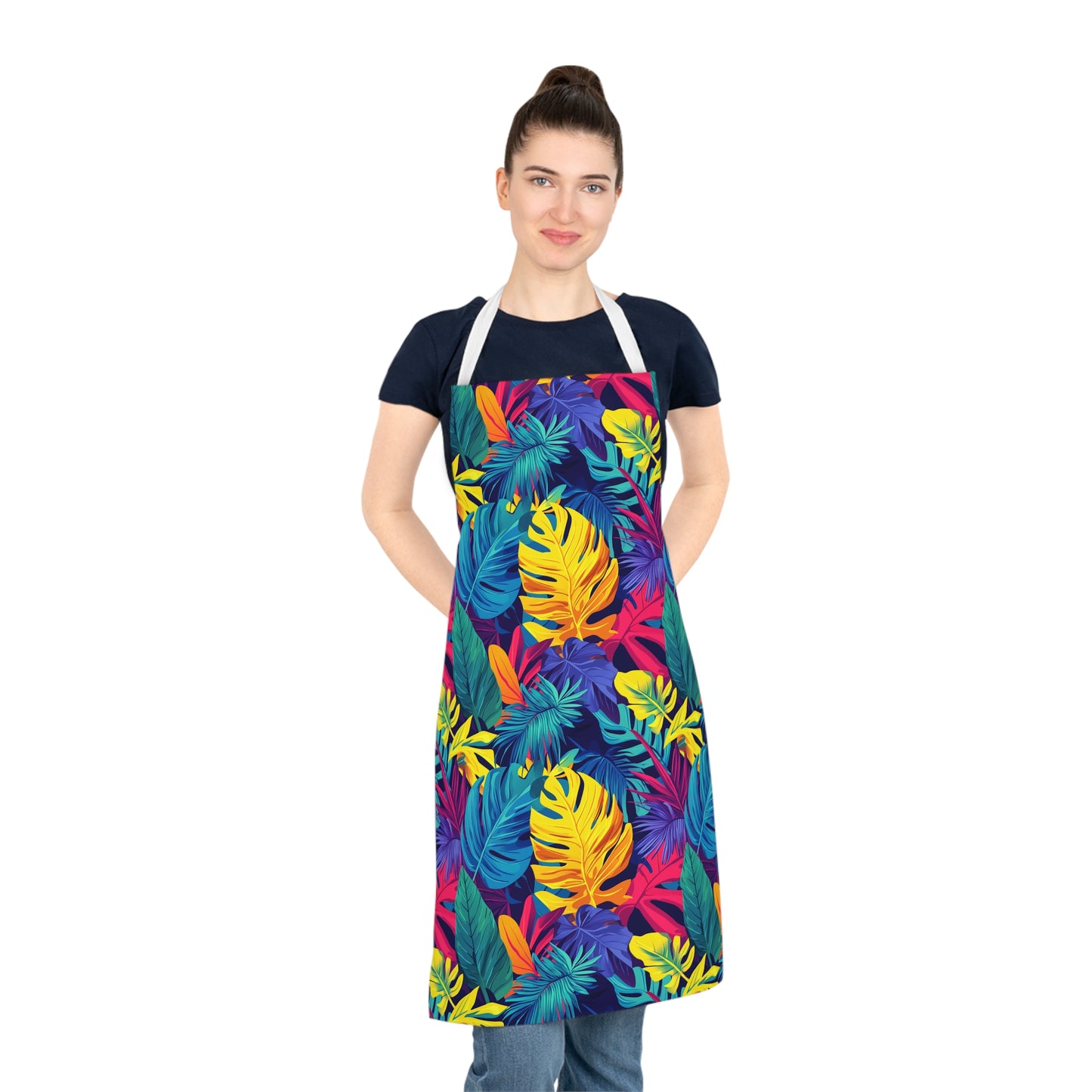 Tropical Vibes Adult Apron – Bold & Functional Kitchen Essential