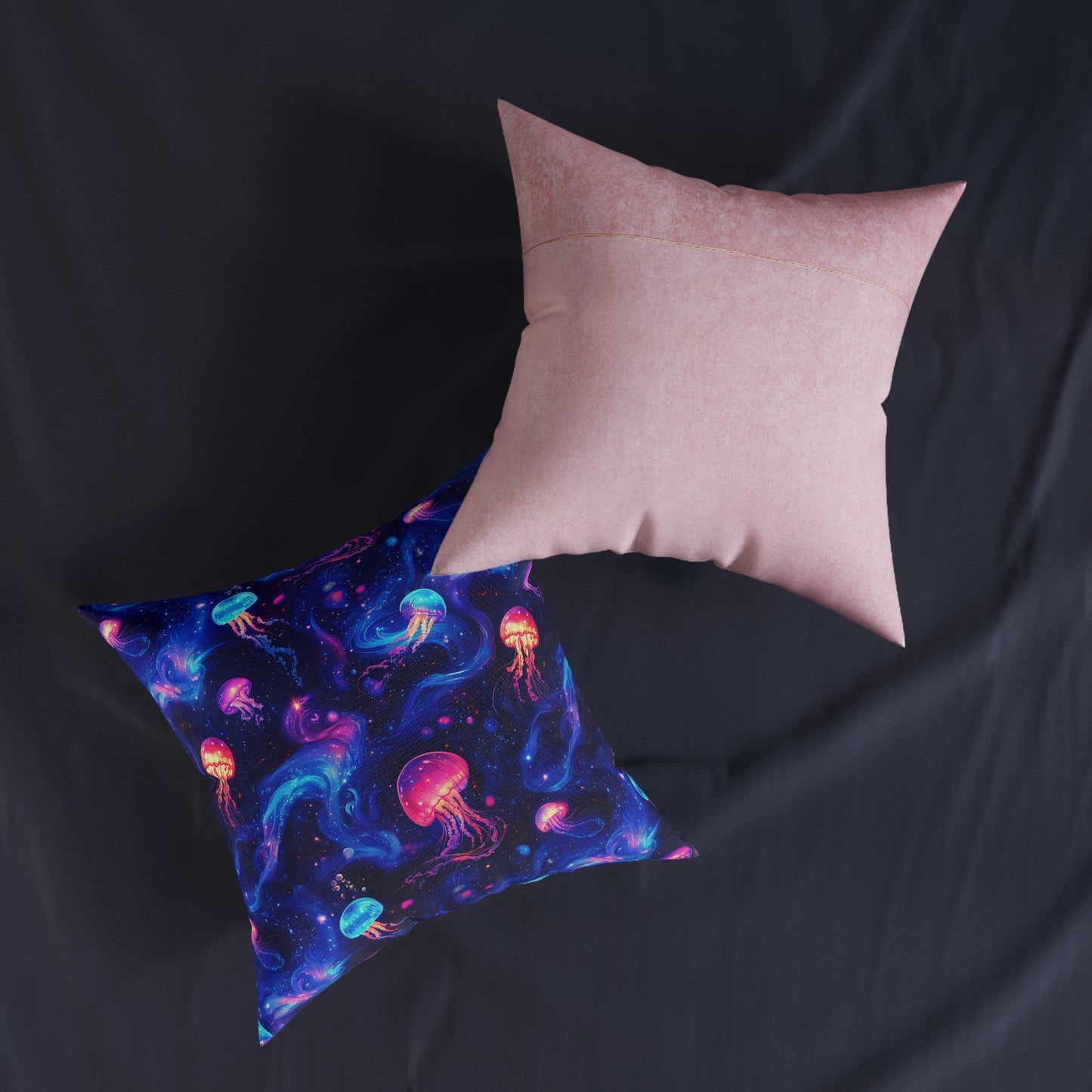 Celestial Jellyfish Square Pillow