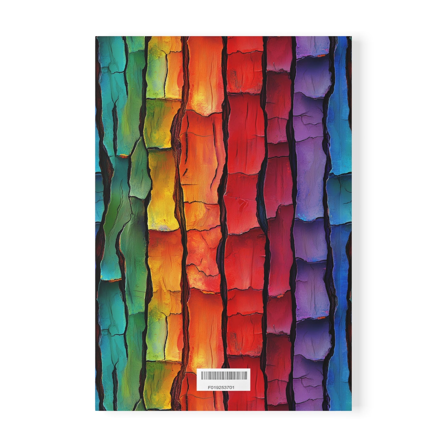 Rainbow Bark A5 Softcover Notebook – Bold & Unique