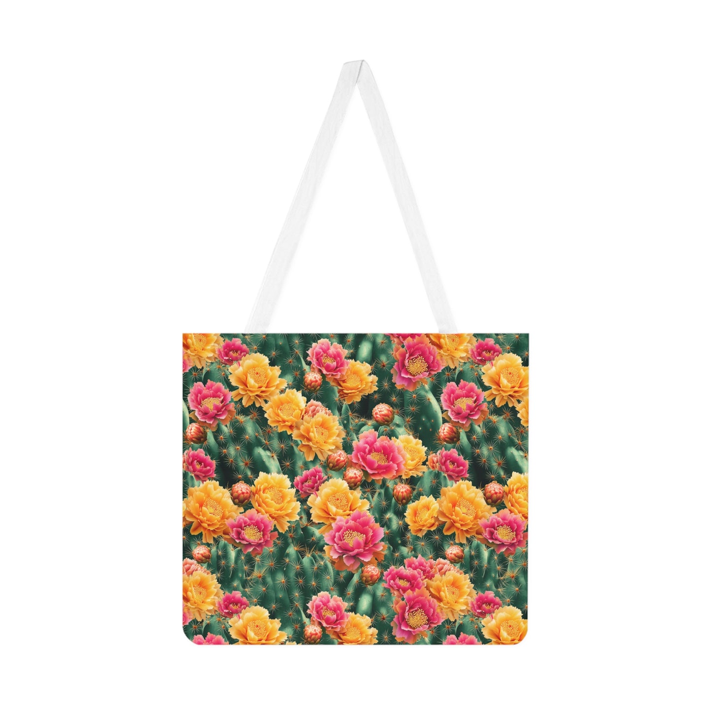 Cactus Bloom Shoulder Tote Bag - Stylish & Practical