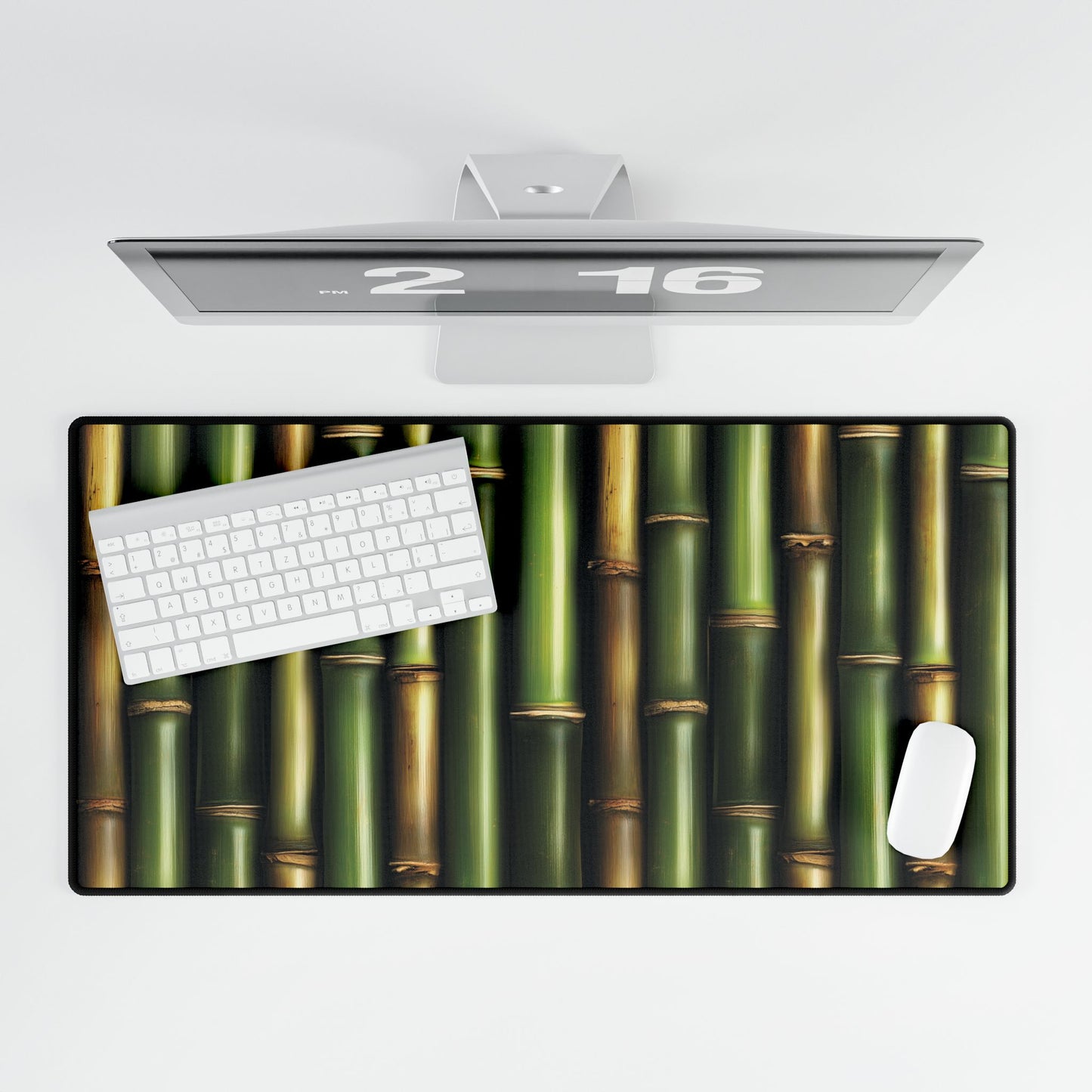 Emerald Bamboo Desk Mat – Sleek & Tranquil