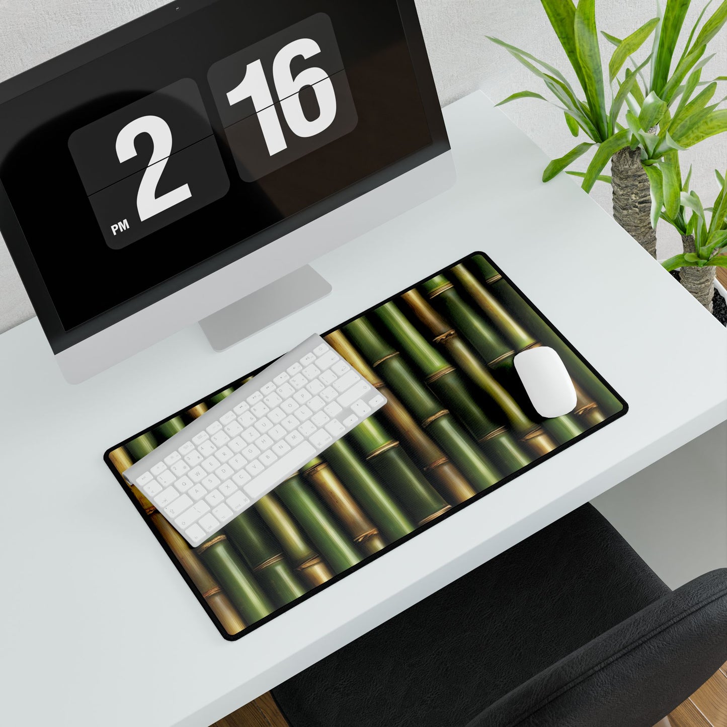 Emerald Bamboo Desk Mat – Sleek & Tranquil