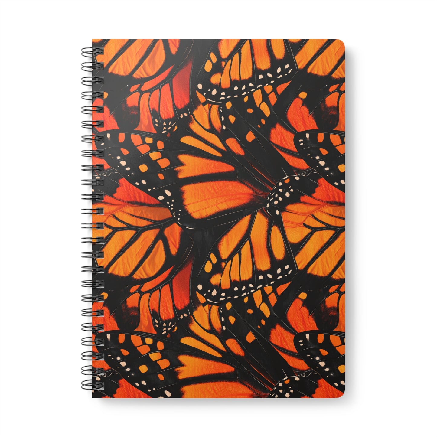 Monarch Glow A5 Wirobound Softcover Notebook – Radiant & Bold