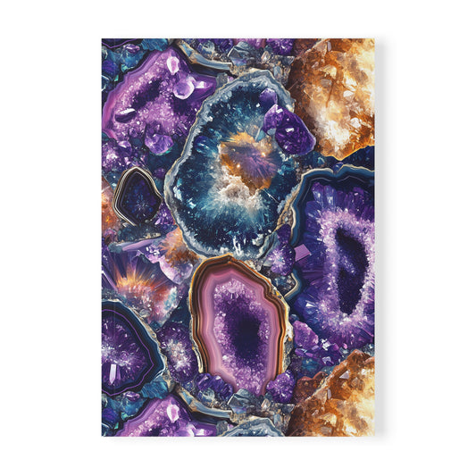 Amethyst Geode A5 Softcover Notebook – Stunning & Sophisticated