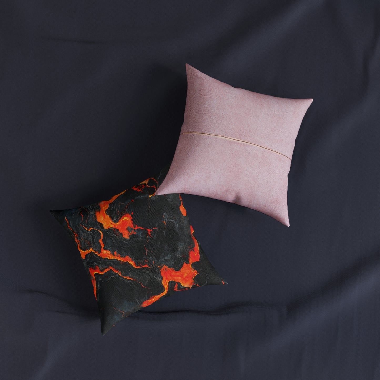 Volcanic Flow Square Pillow – Bold Comfort & Style