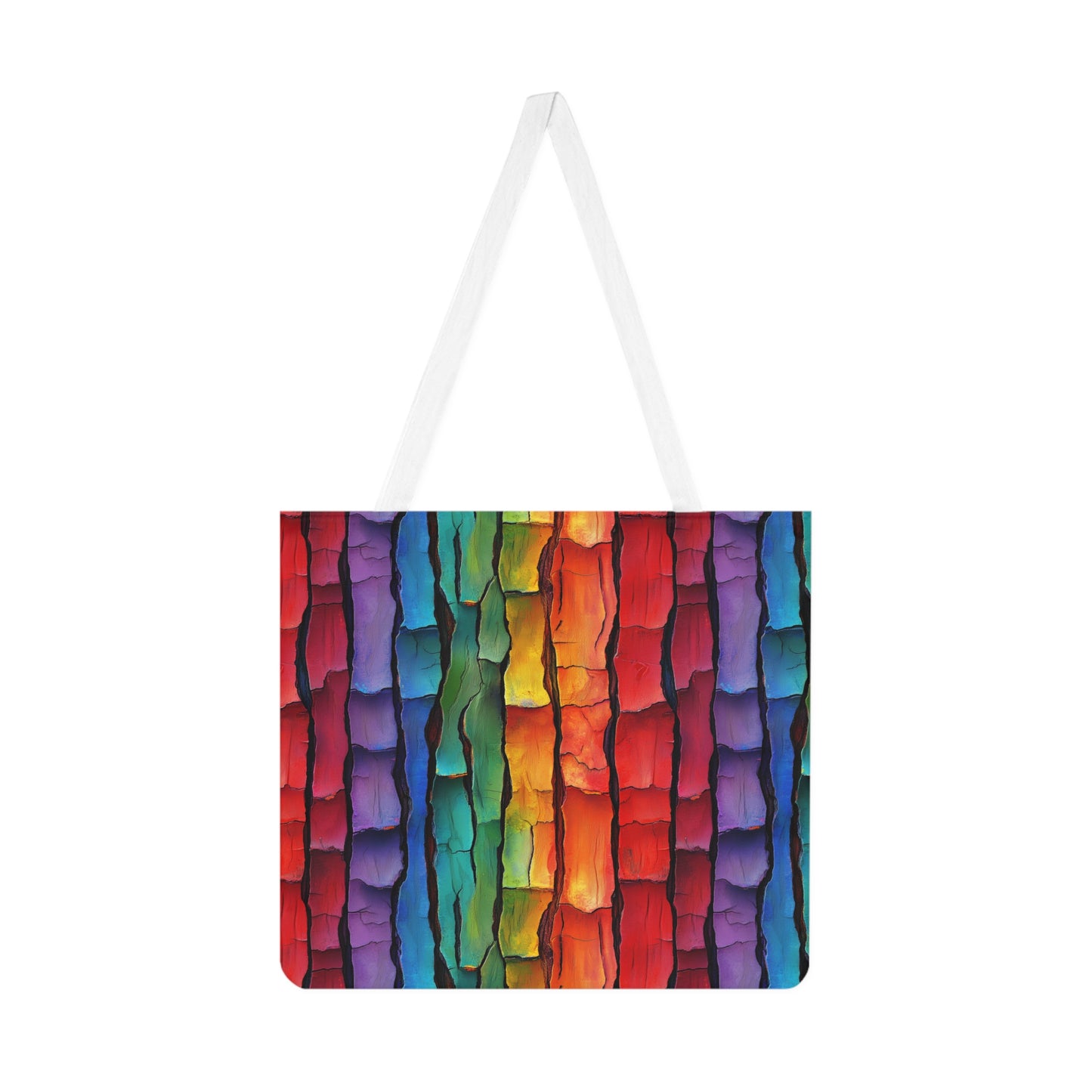 Rainbow Bark Shoulder Tote Bag - Stylish & Practical