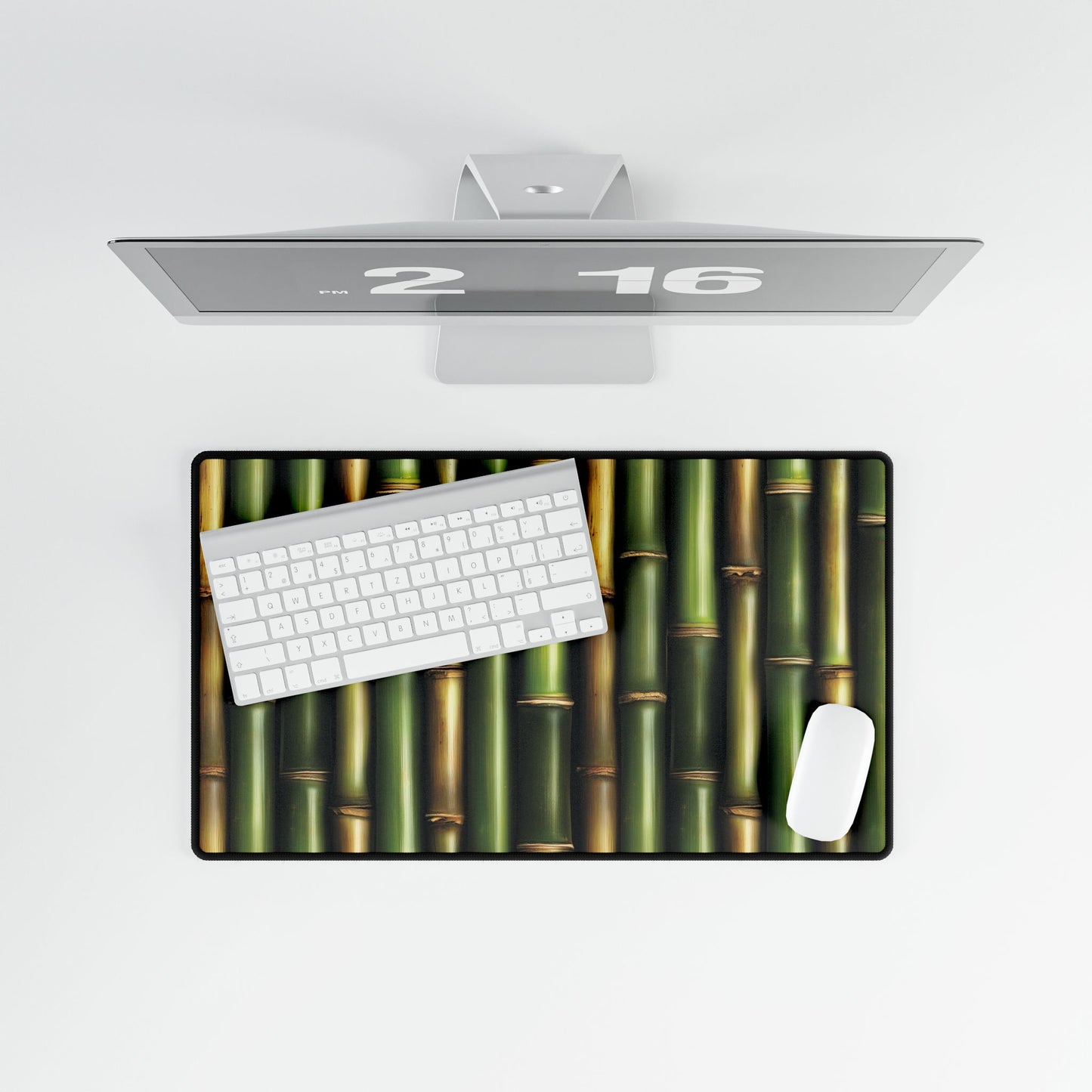 Emerald Bamboo Desk Mat – Sleek & Tranquil