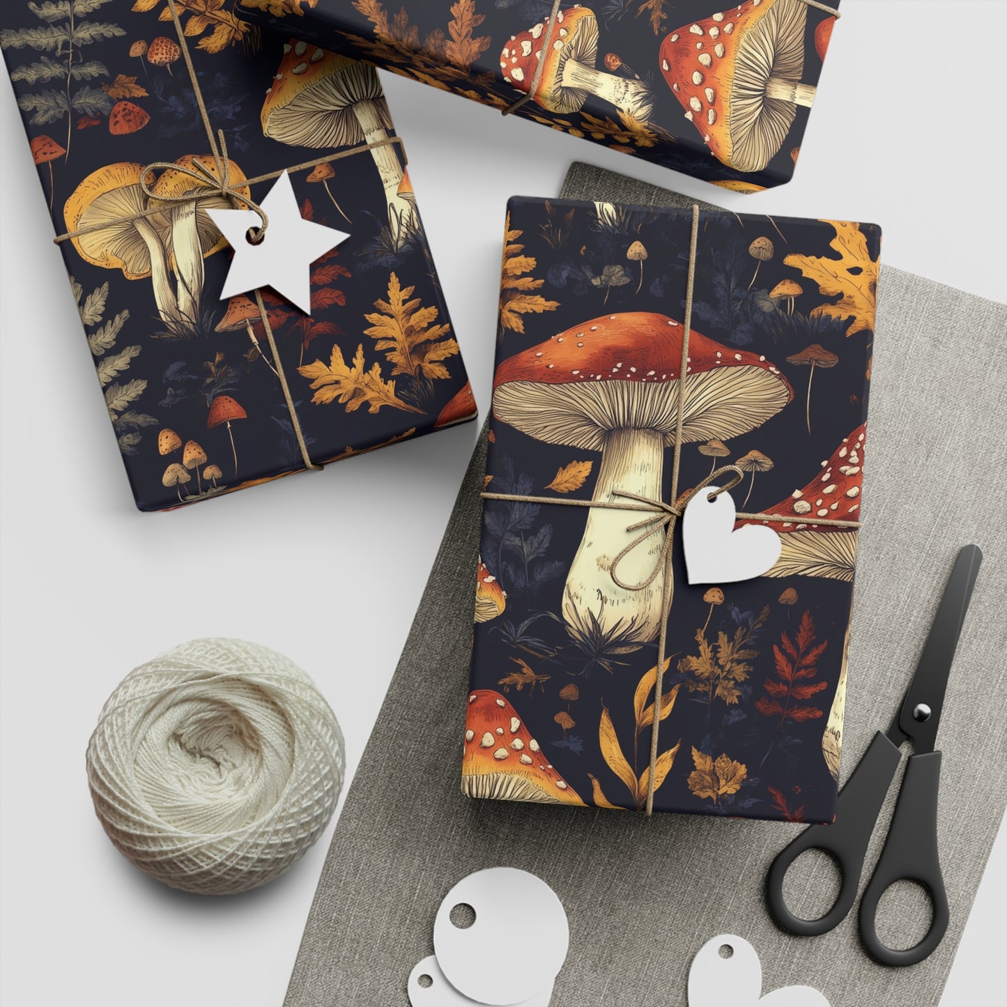 Fungi Forest Gift Wrapping Paper – Stylish & Sustainable