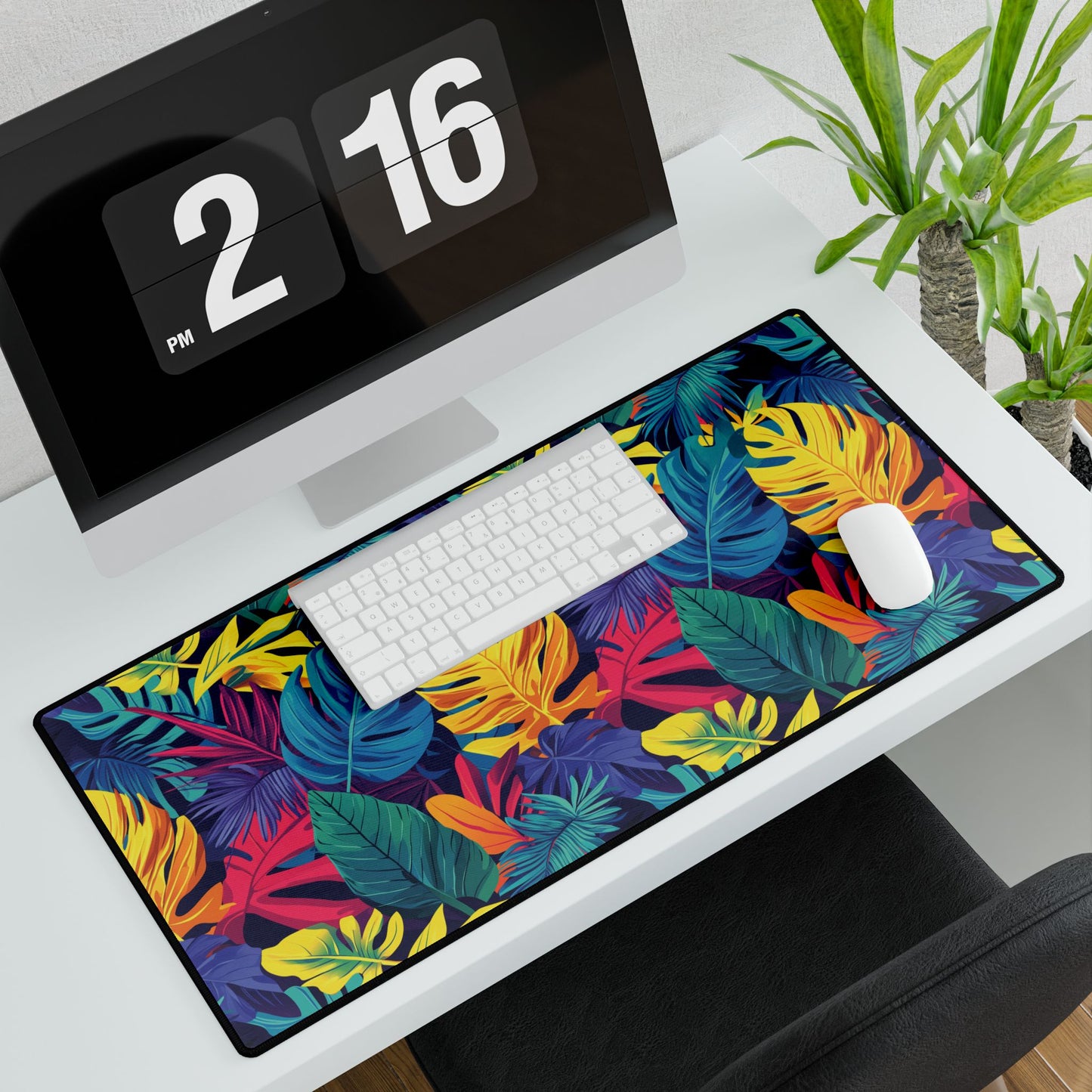 Tropical Vibes Desk Mat – Bold & Vibrant Workspace Style