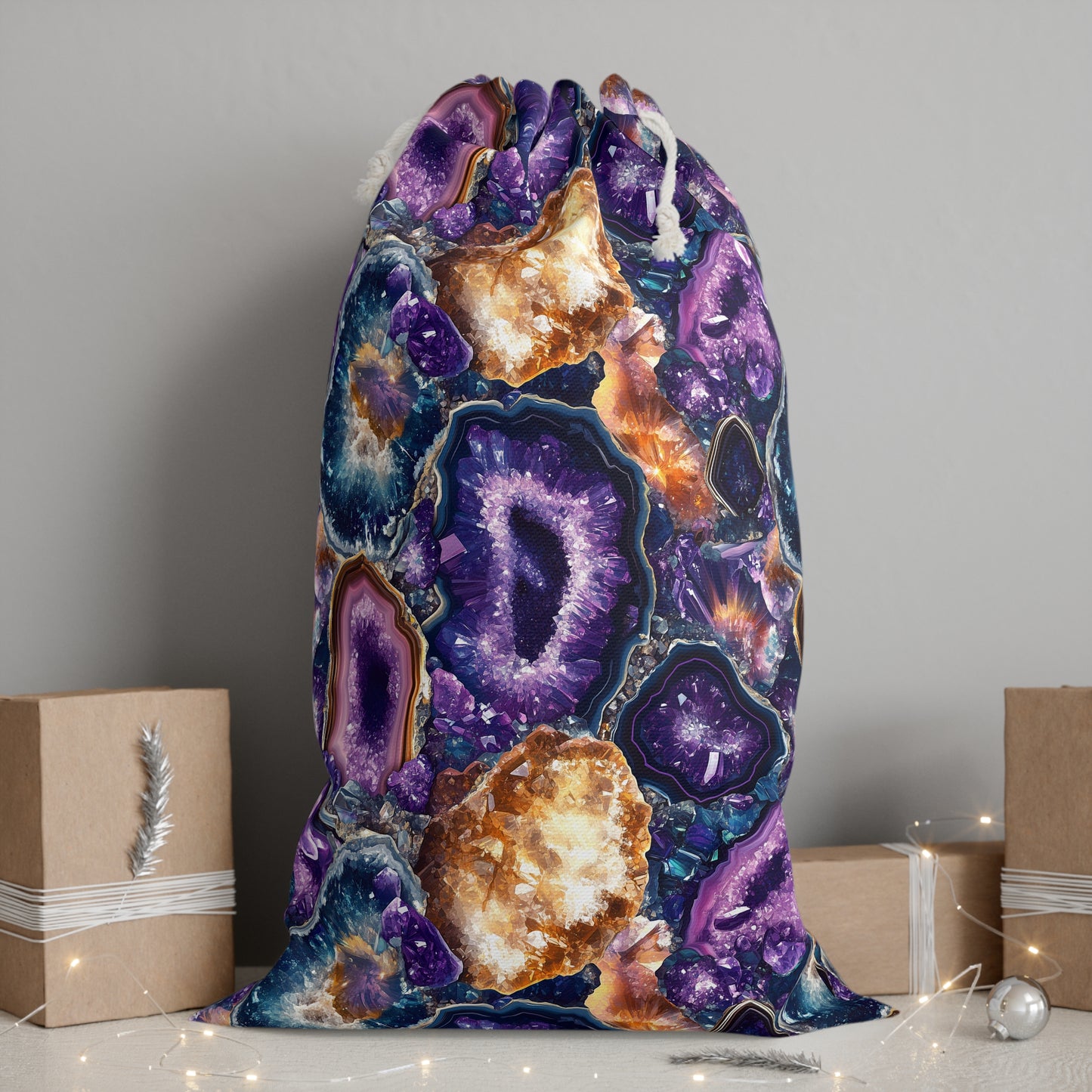 Amethyst Geode All-Purpose Sack - Versatile & Stylish