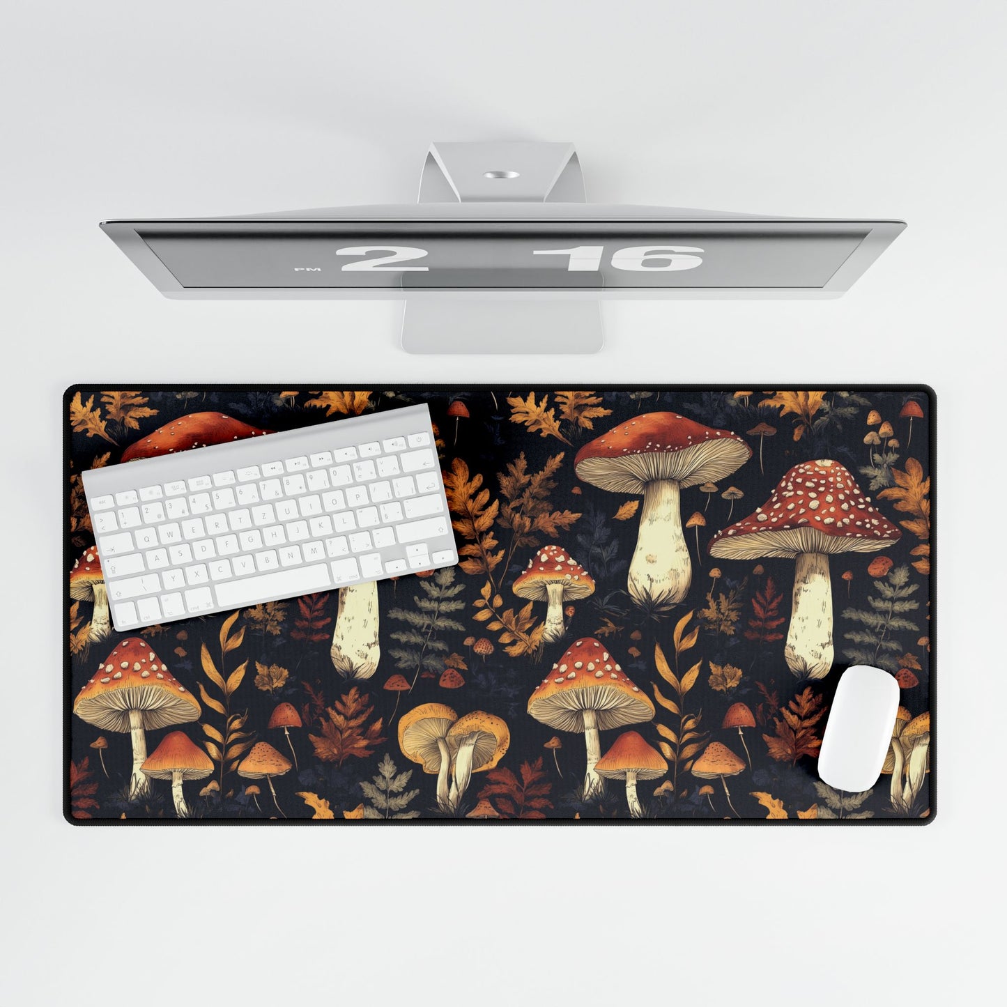 Fungi Forest Desk Mat - Stylish & Functional Workspace Upgrade