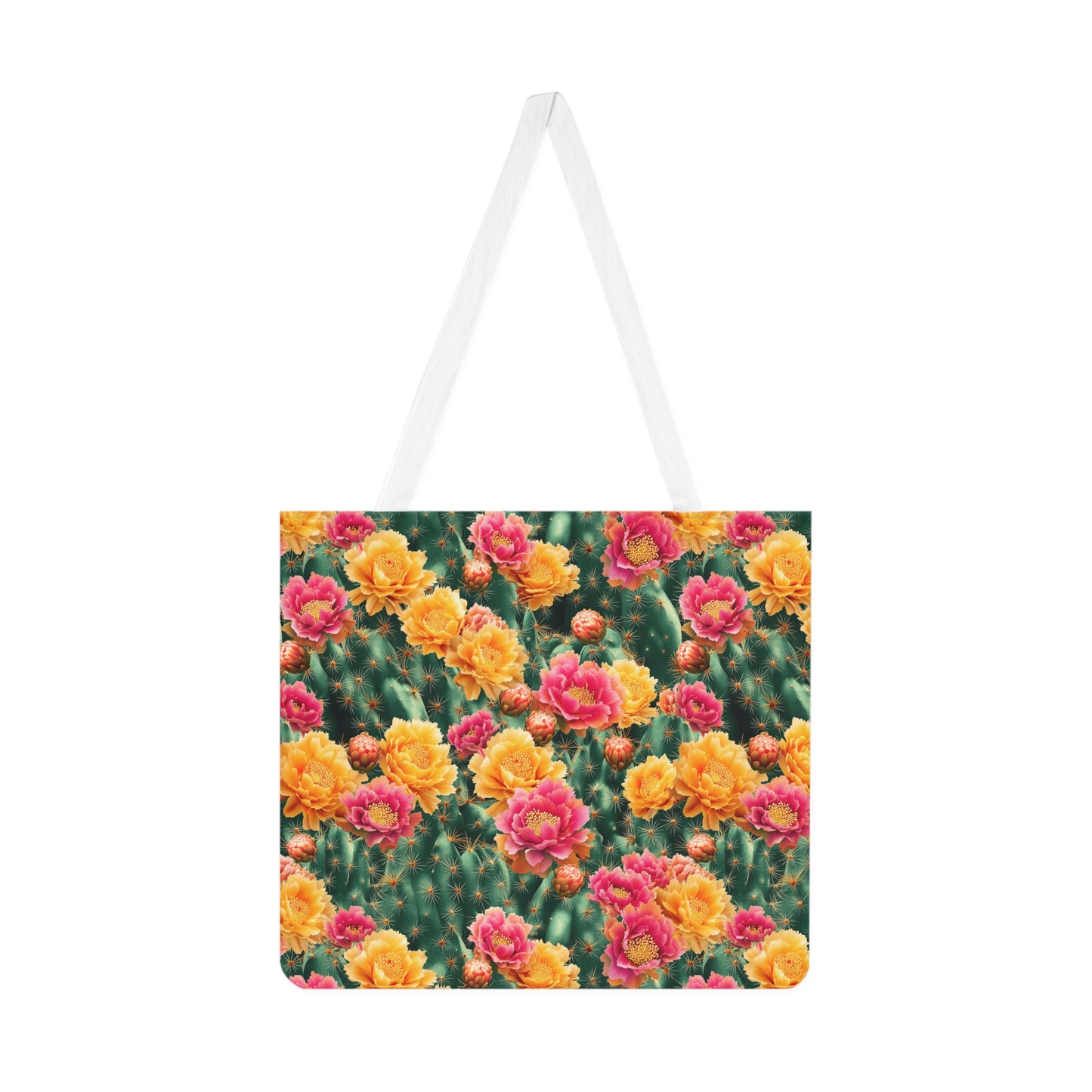 Cactus Bloom Shoulder Tote Bag - Stylish & Practical