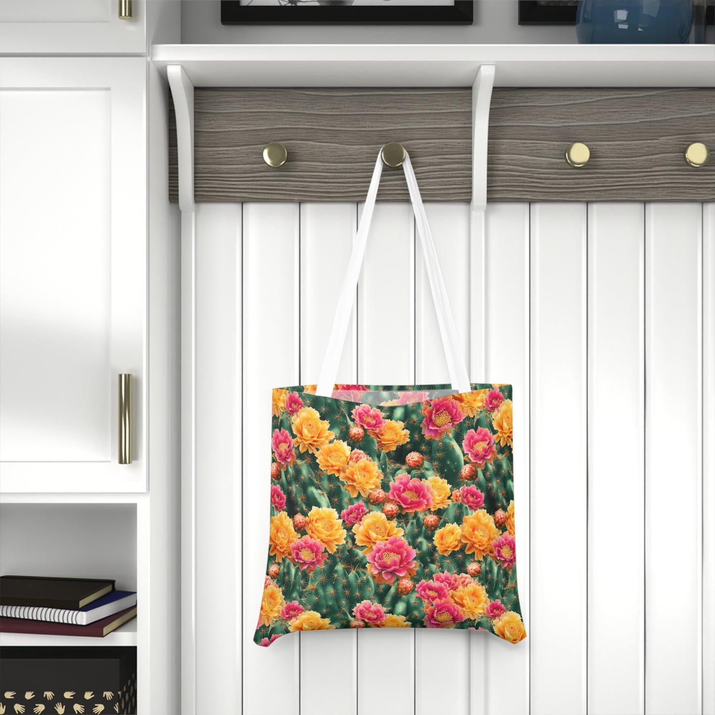 Cactus Bloom Shoulder Tote Bag - Stylish & Practical