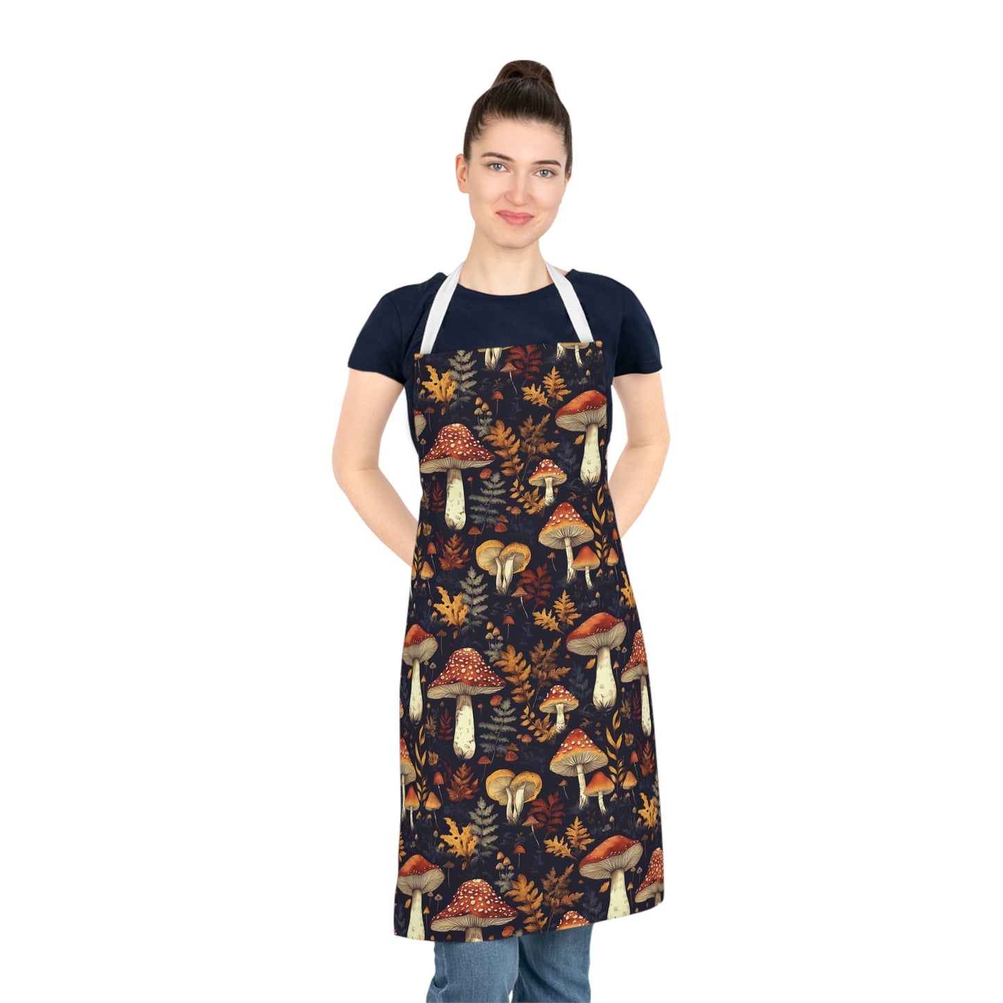 Fungi Forest Adult Apron – Stylish & Functional Kitchen Essential