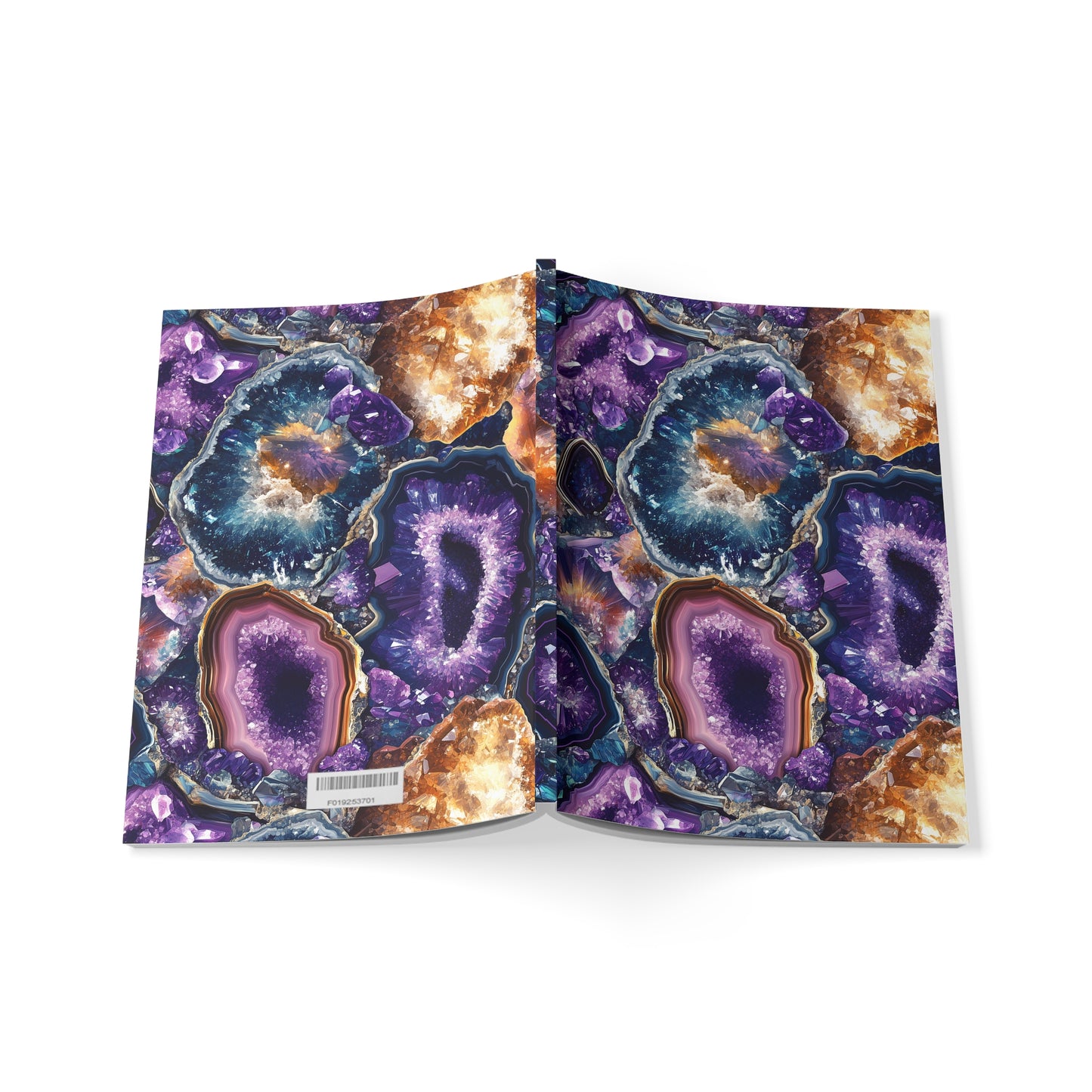 Amethyst Geode A5 Softcover Notebook – Stunning & Sophisticated