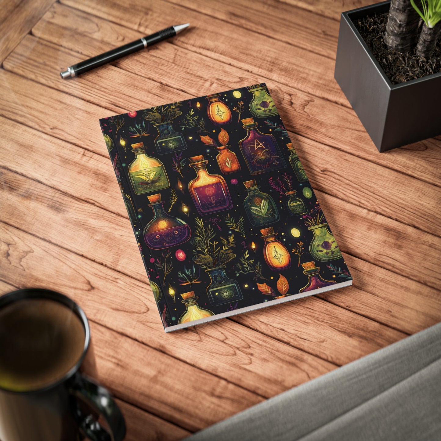 Mystical Potions A5 Softcover Notebook – Enchant Your Creativity