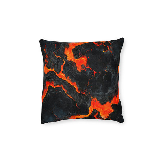 Volcanic Flow Square Pillow – Bold Comfort & Style