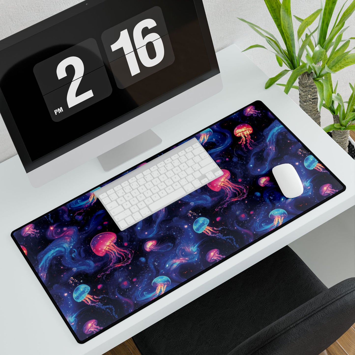 Celestial Jellyfish Desk Mat – Elevate Your Workspace