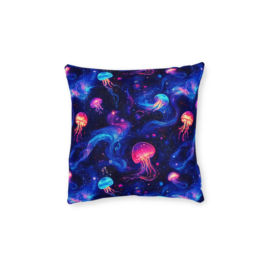 Celestial Jellyfish Square Pillow