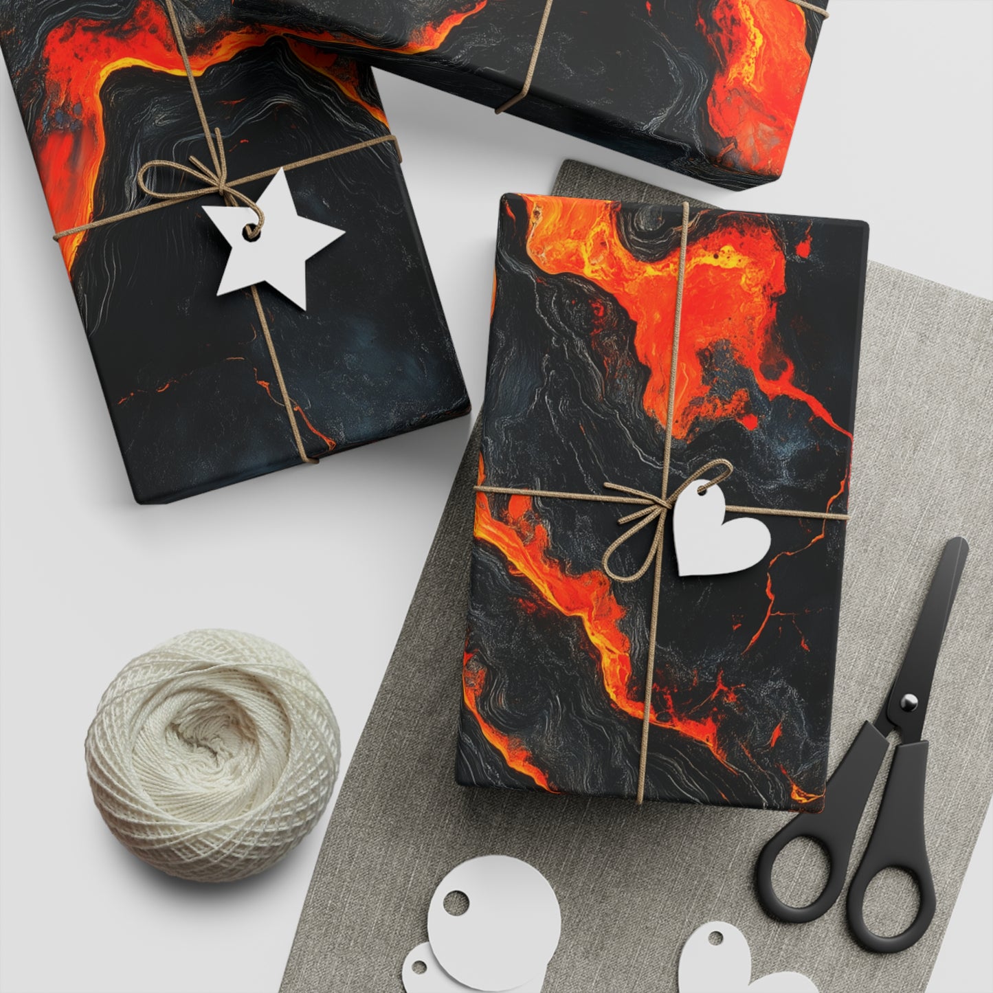 Volcanic Flow Gift Wrapping Paper – Bold & Striking Presentation