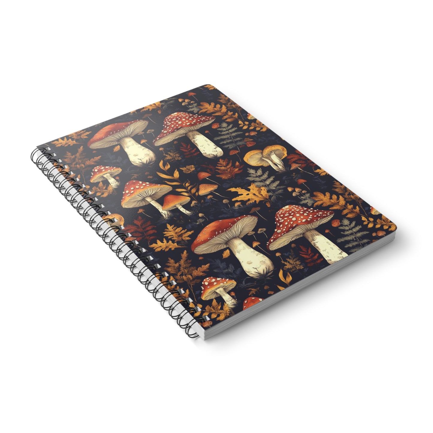 Fungi Forest A5 Wirobound Softcover Notebook – Stylish & Practical