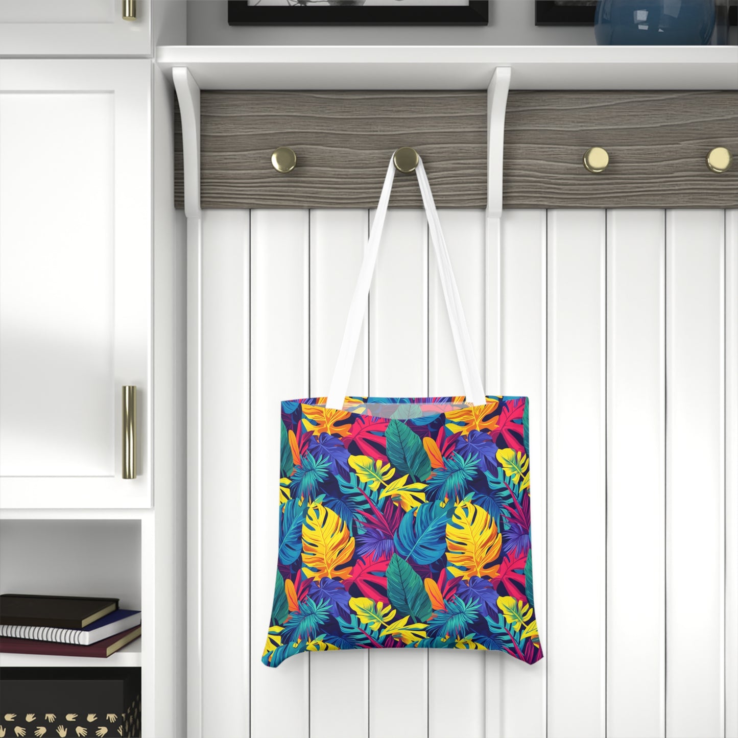 Tropical Vibes Shoulder Tote Bag – Bold & Functional