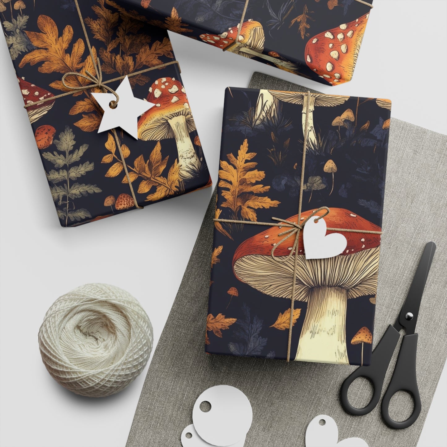 Fungi Forest Gift Wrapping Paper – Stylish & Sustainable