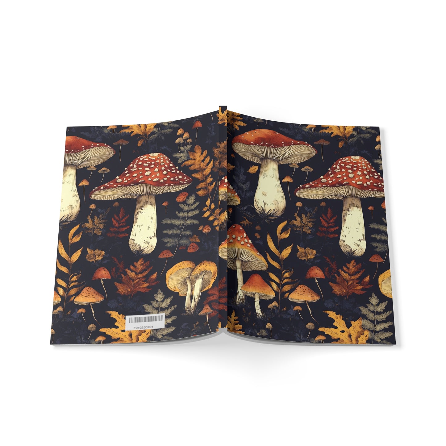 Fungi Forest A5 Softcover Notebook - Stylish & Functional