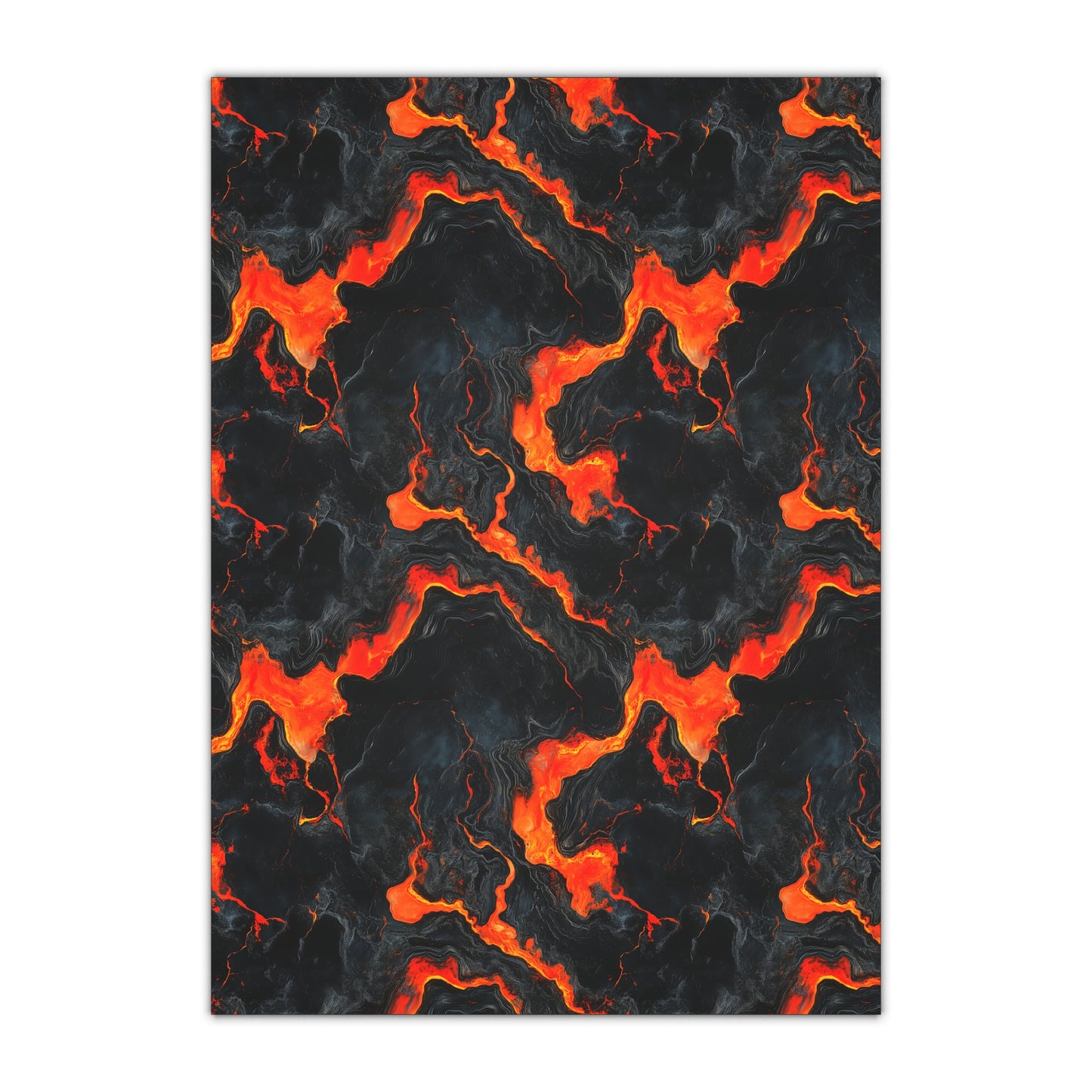 Volcanic Flow Gift Wrapping Paper – Bold & Striking Presentation