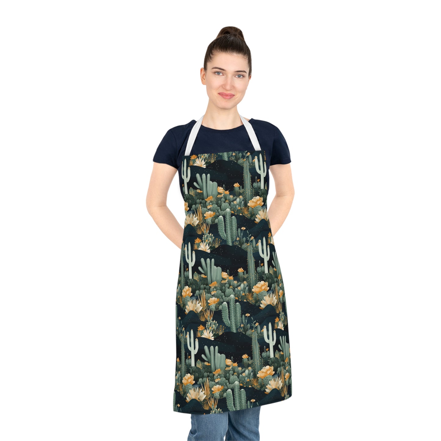 Desert Bloom Adult Apron – Stylish & Functional Kitchen Essential