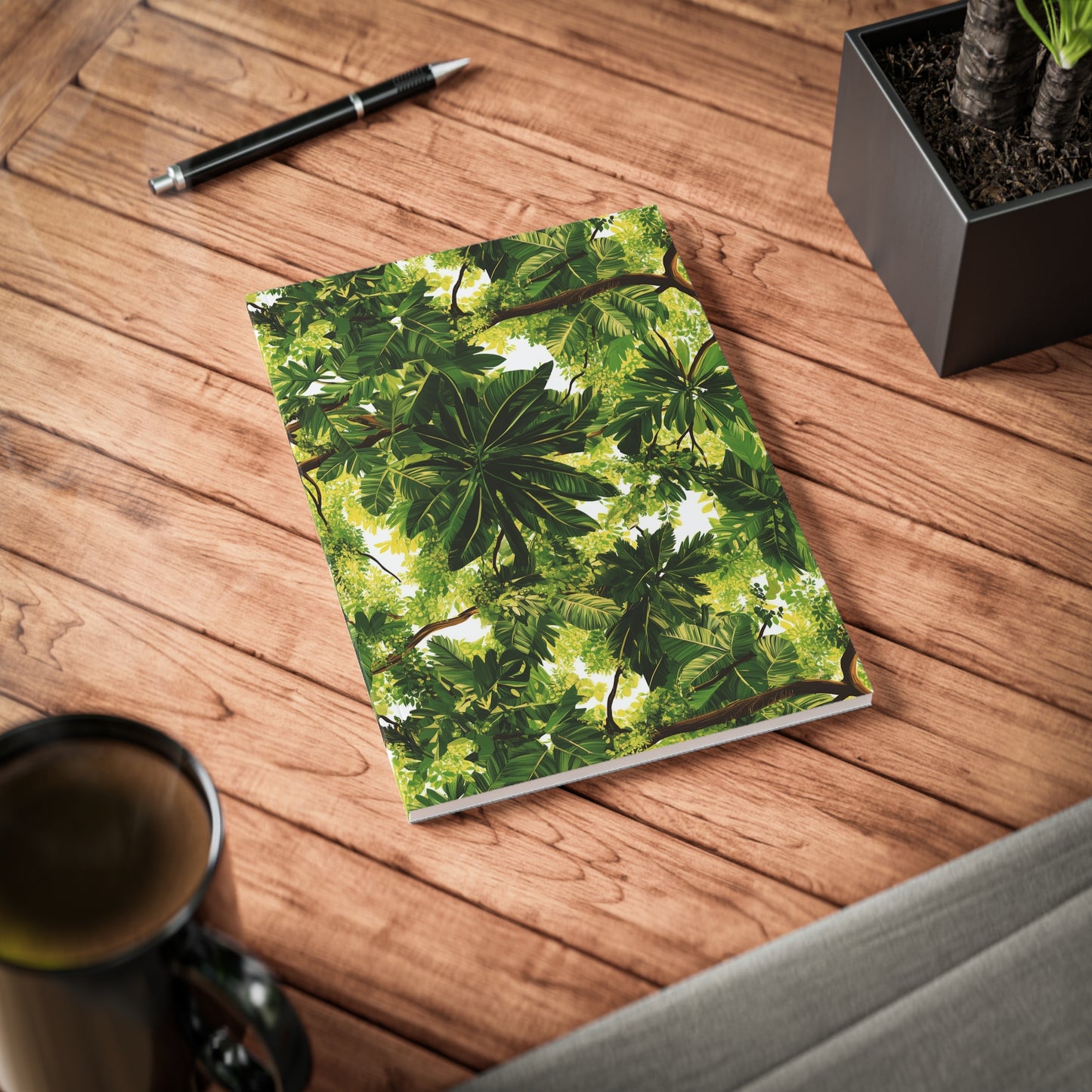 Jungle Canopy A5 Softcover Notebook – Fresh & Vibrant