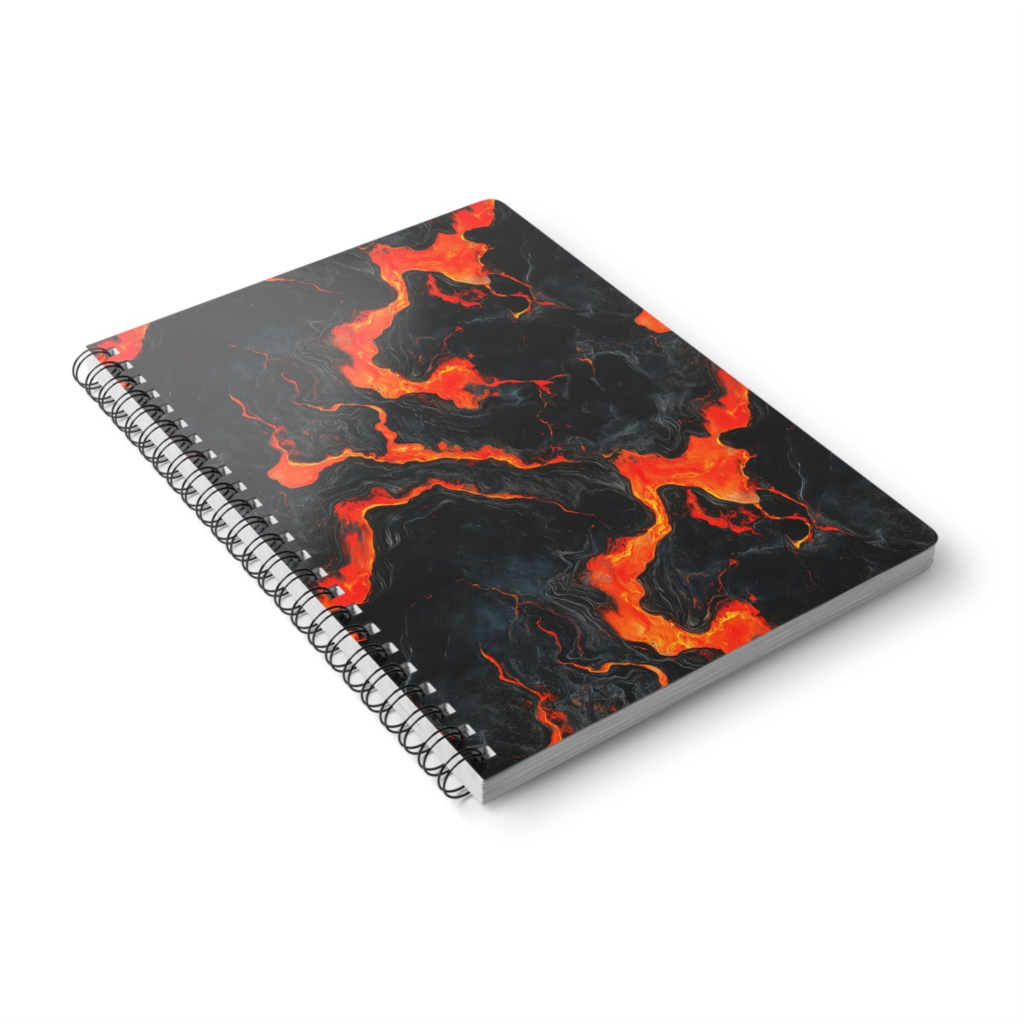 Volcanic Flow A5 Wirobound Softcover Notebook – Dynamic & Practical