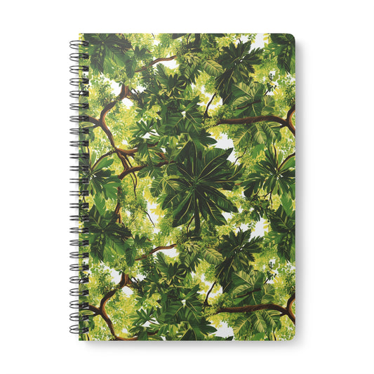 Jungle Canopy A5 Wirobound Softcover Notebook – Lush & Inviting