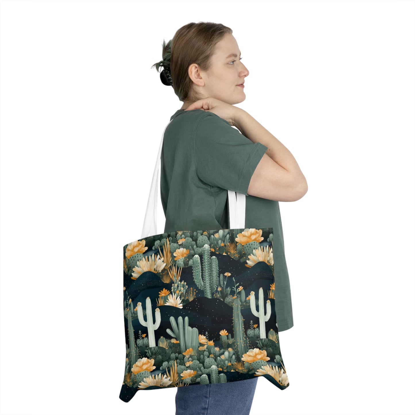 Desert Bloom Shoulder Tote Bag – Stylish & Practical