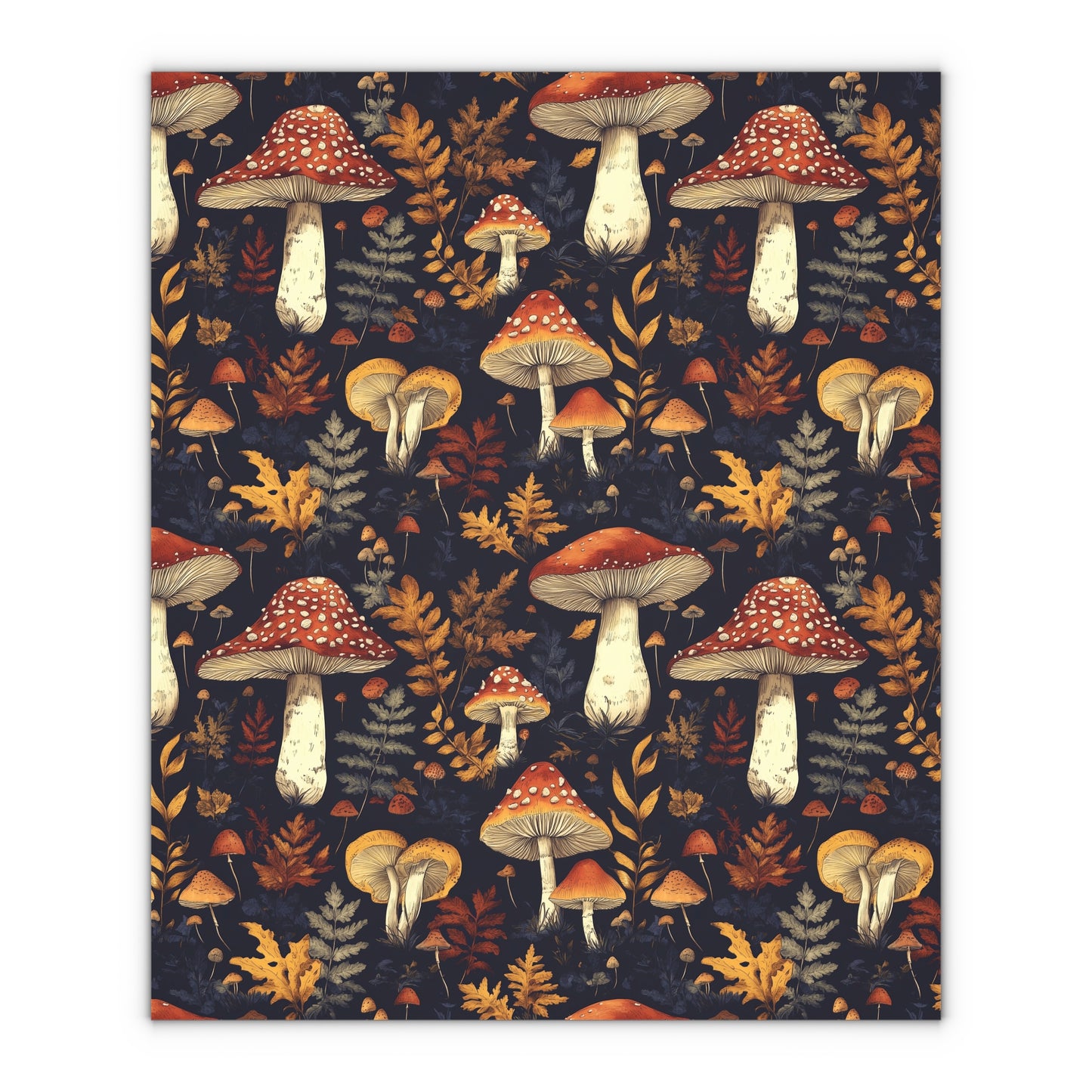 Fungi Forest Gift Wrapping Paper – Stylish & Sustainable