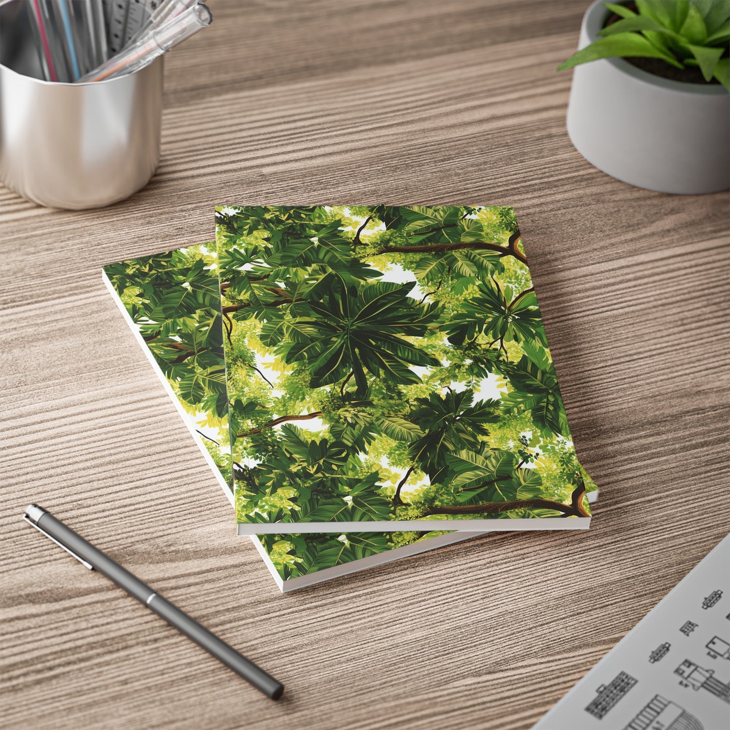 Jungle Canopy A5 Softcover Notebook – Fresh & Vibrant