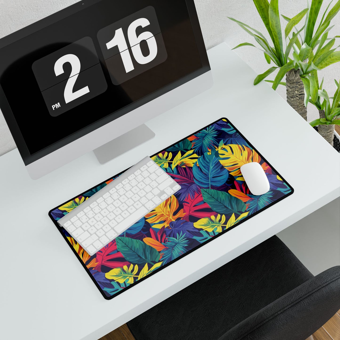 Tropical Vibes Desk Mat – Bold & Vibrant Workspace Style