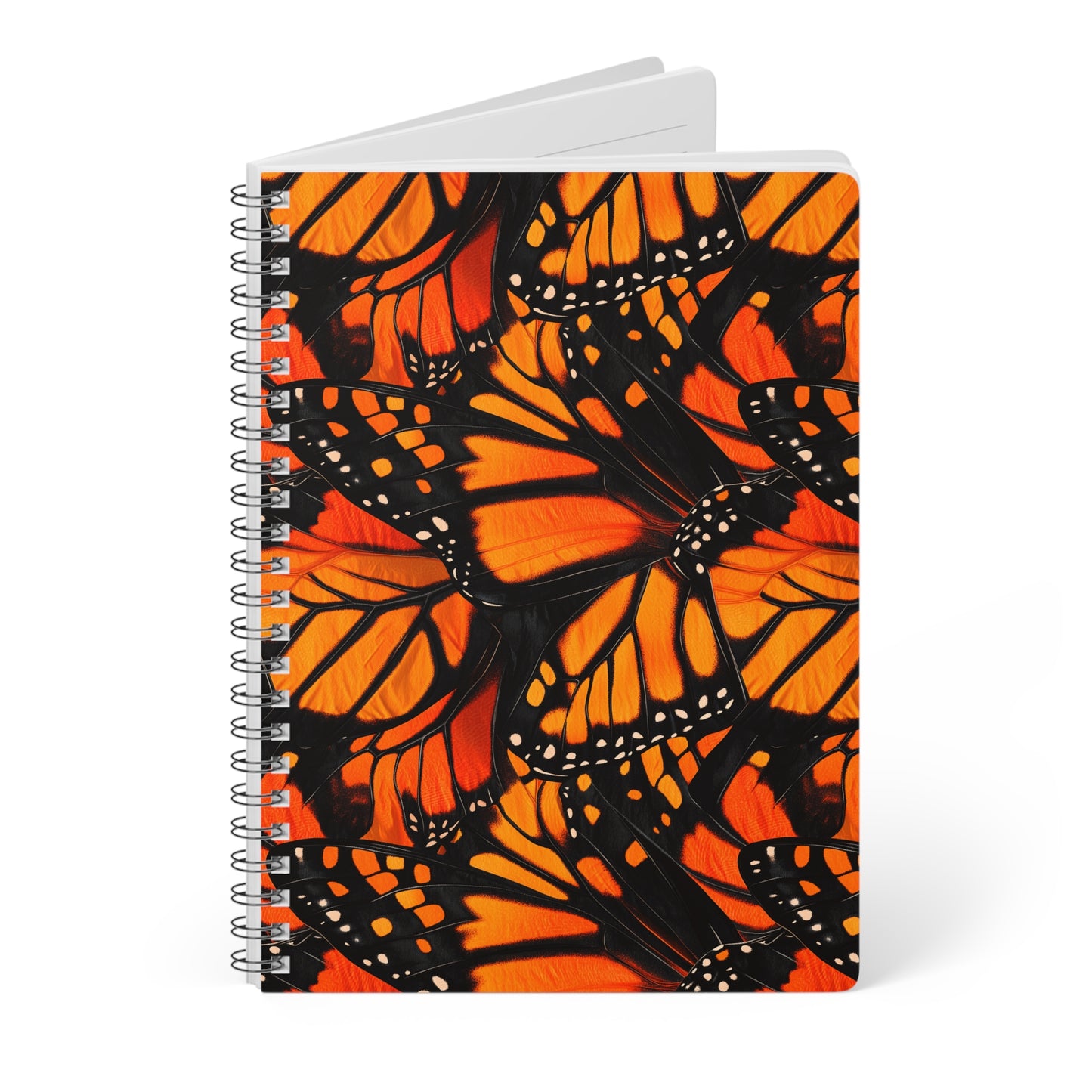 Monarch Glow A5 Wirobound Softcover Notebook – Radiant & Bold