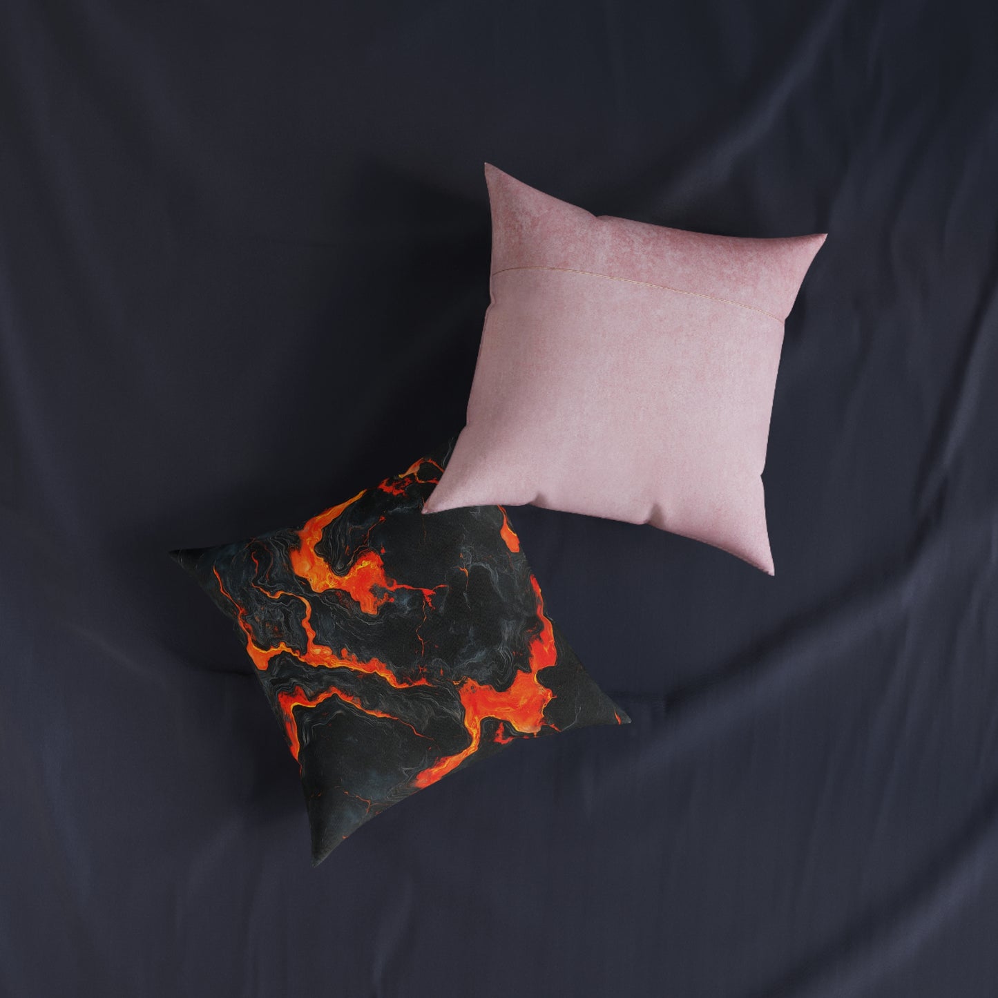 Volcanic Flow Square Pillow – Bold Comfort & Style