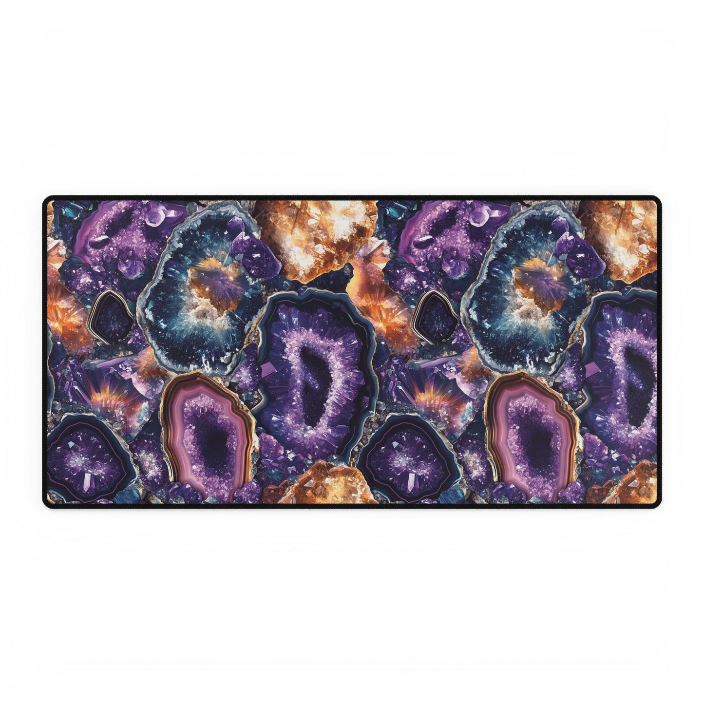 Amethyst Geode Desk Mat – Captivating & Functional