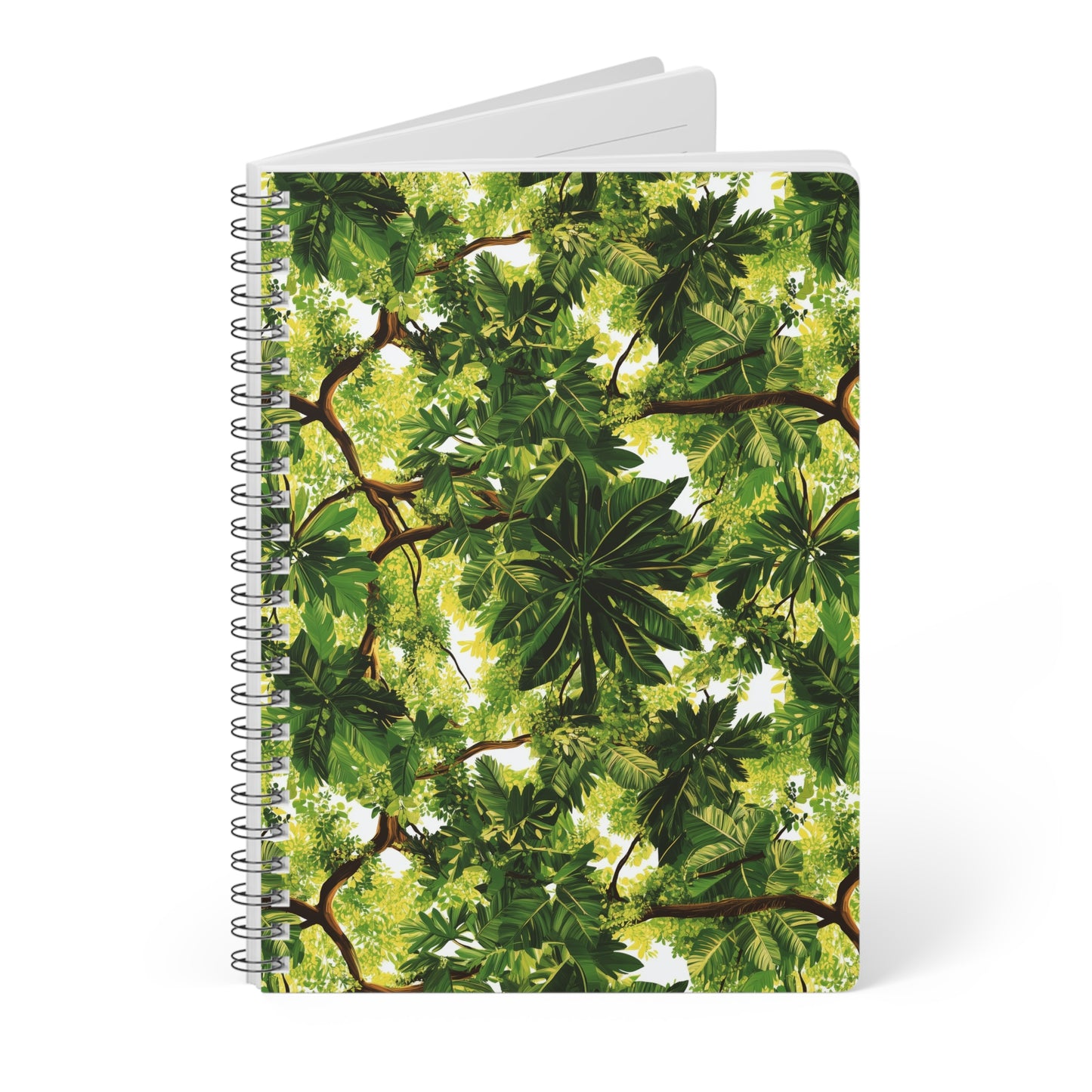 Jungle Canopy A5 Wirobound Softcover Notebook – Lush & Inviting