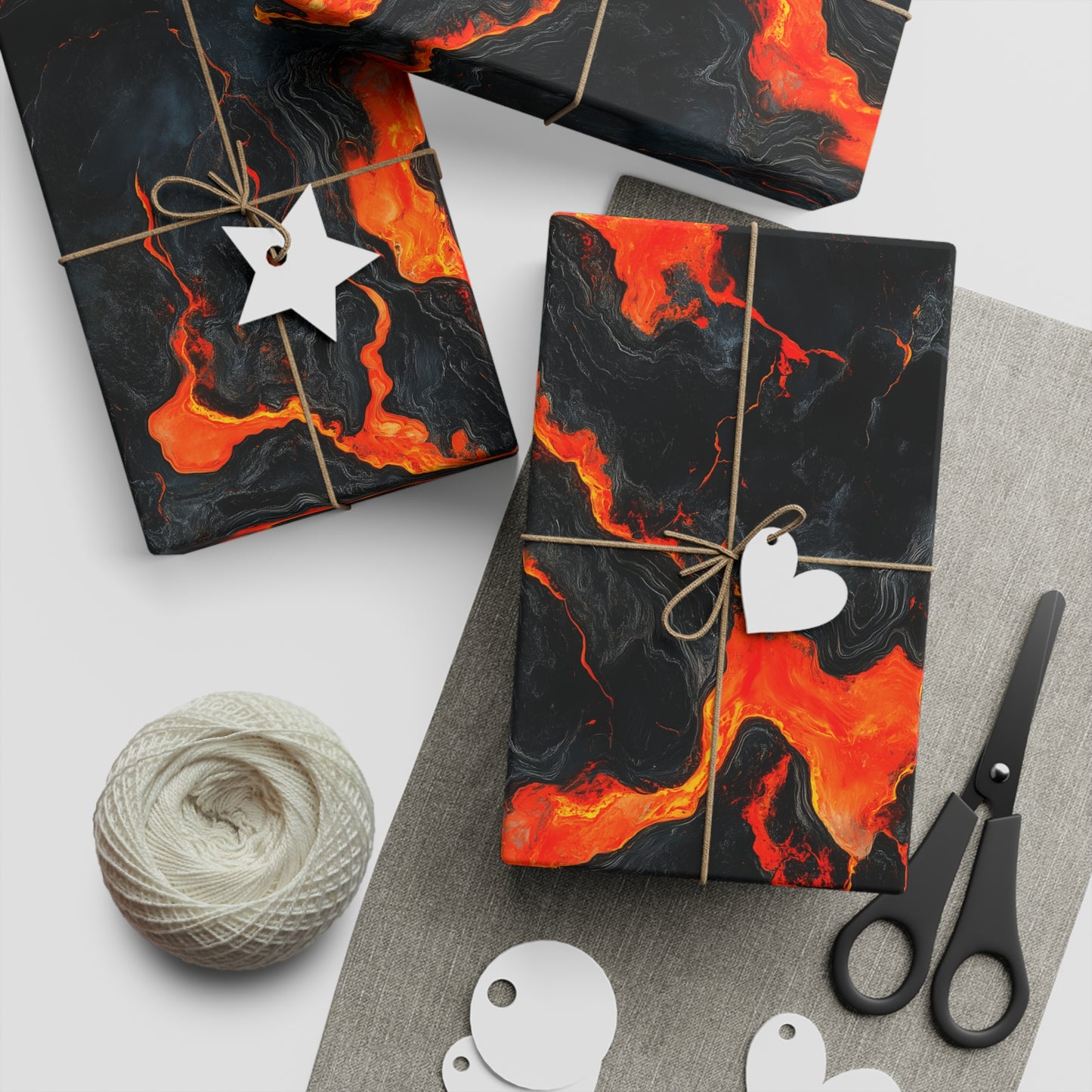 Volcanic Flow Gift Wrapping Paper – Bold & Striking Presentation