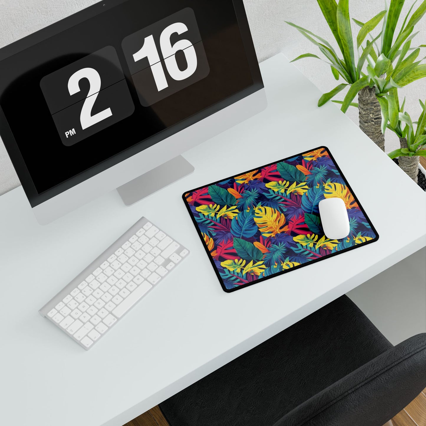 Tropical Vibes Desk Mat – Bold & Vibrant Workspace Style