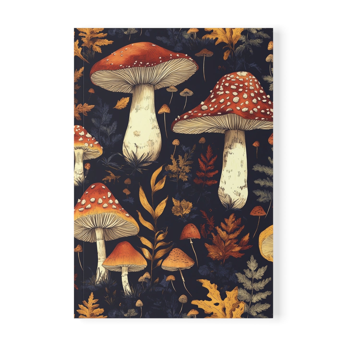 Fungi Forest A5 Softcover Notebook - Stylish & Functional