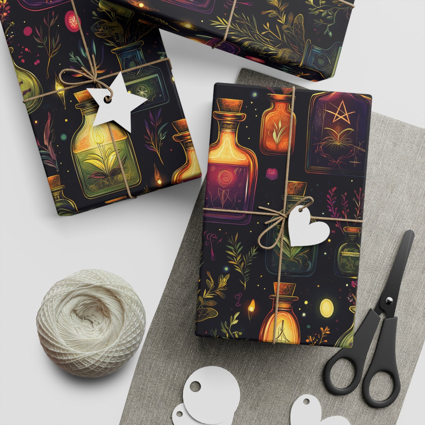 Mystical Potions Gift Wrapping Paper – Magical Touch for Every Occasion