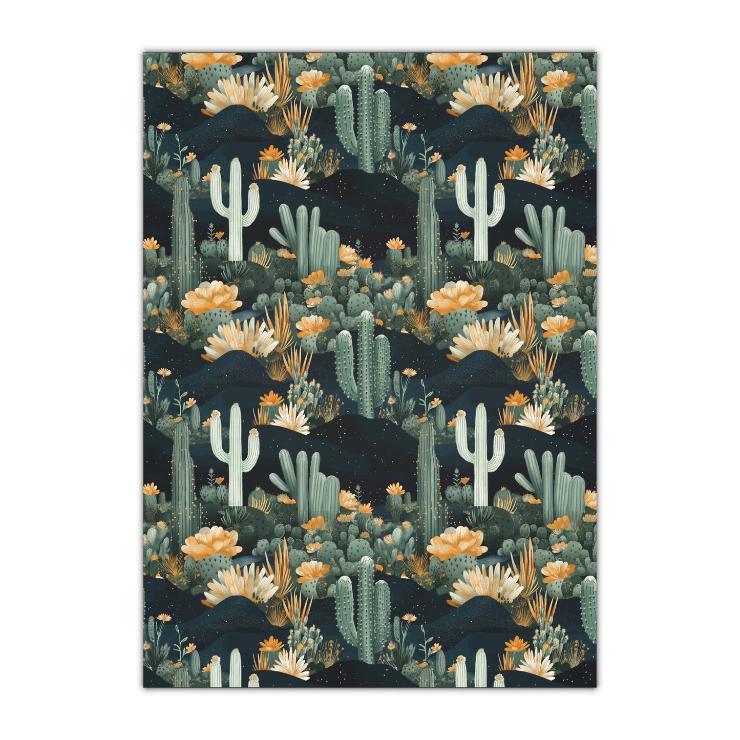 Desert Bloom Gift Wrapping Paper – Stylish & Sustainable