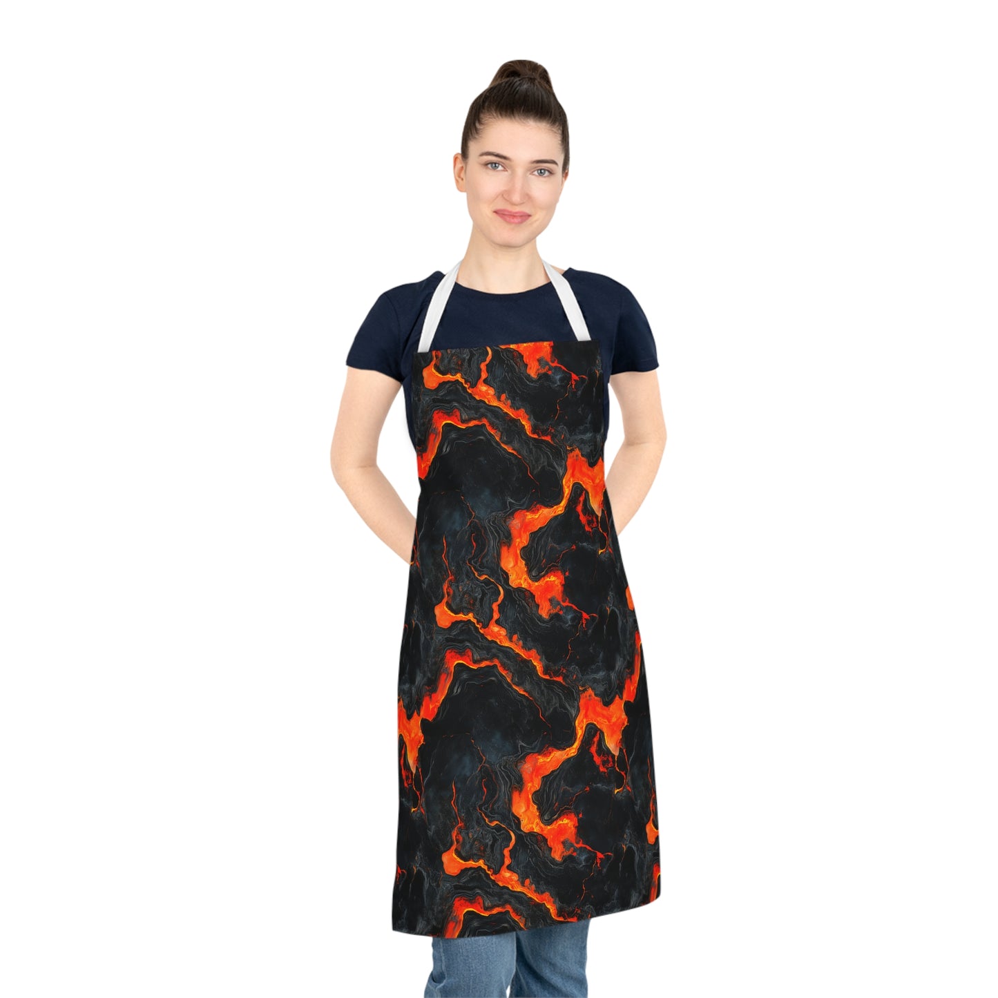 Volcanic Flow Adult Apron – Bold & Functional Kitchen Essential