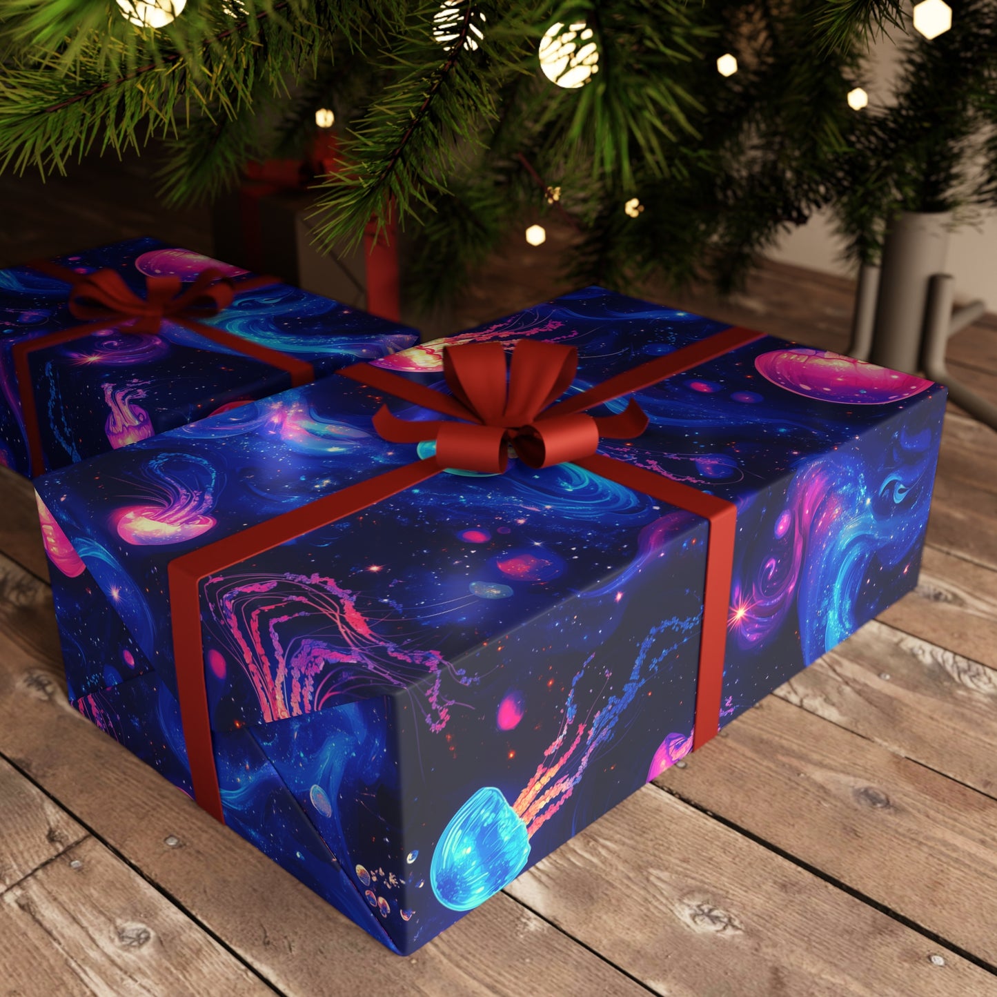 Celestial Jellyfish Gift Wrapping Paper