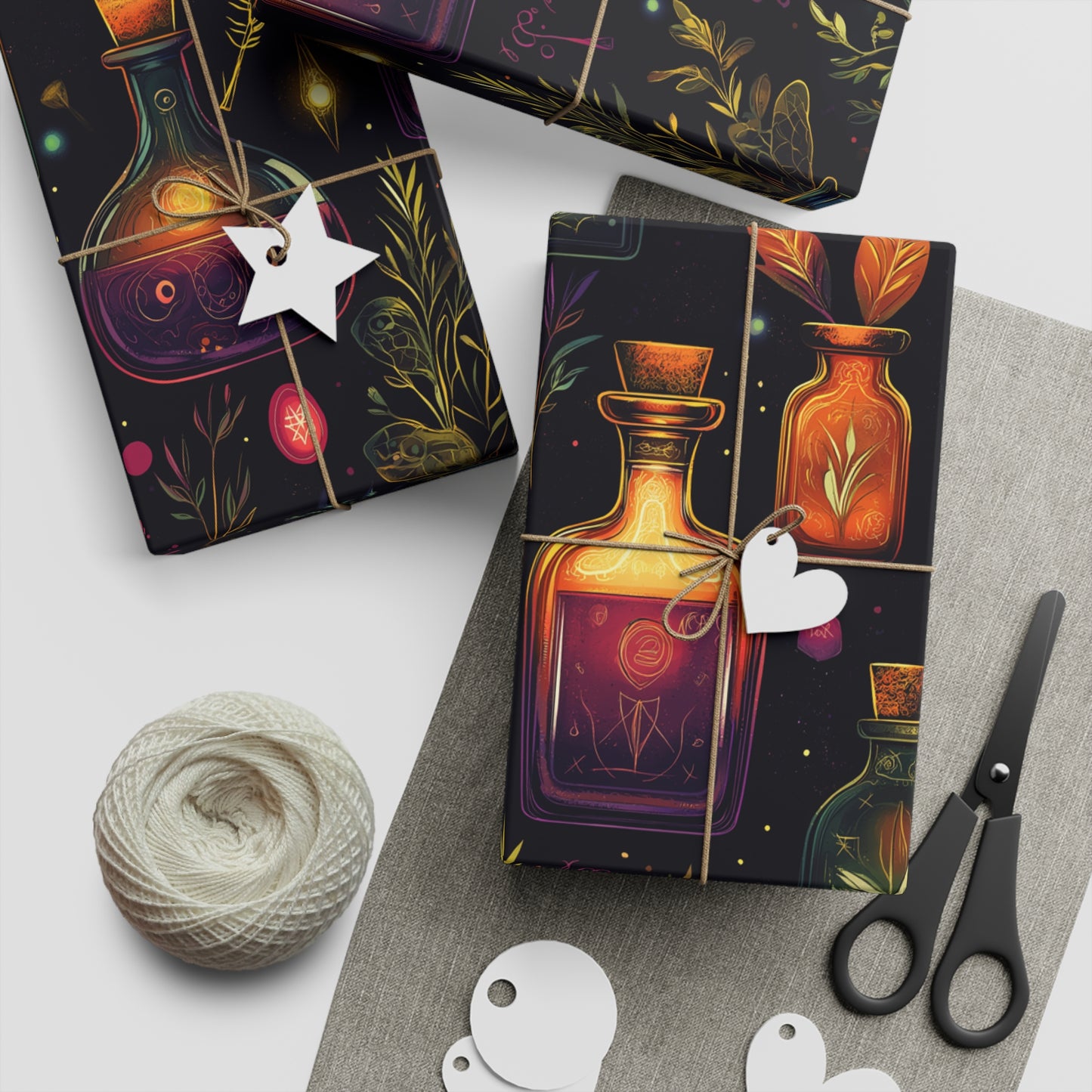 Mystical Potions Gift Wrapping Paper – Magical Touch for Every Occasion