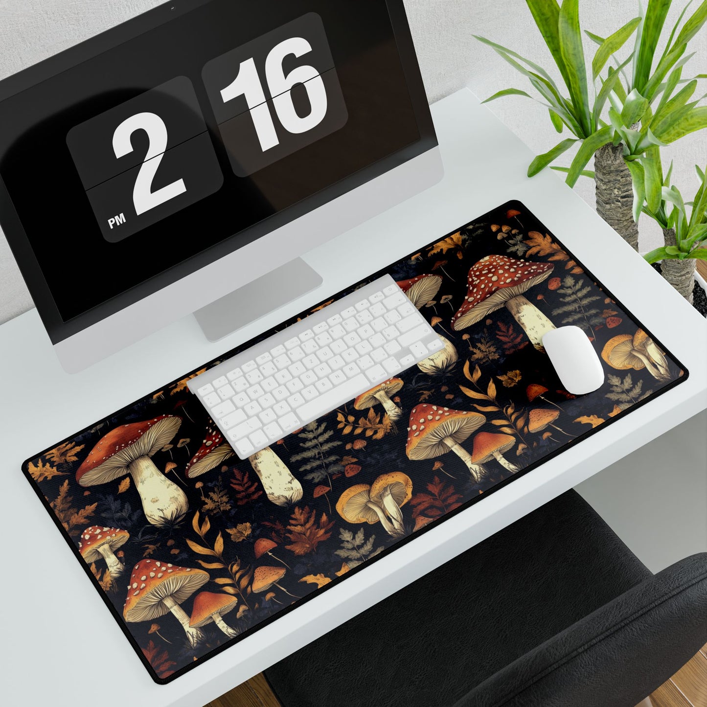 Fungi Forest Desk Mat - Stylish & Functional Workspace Upgrade